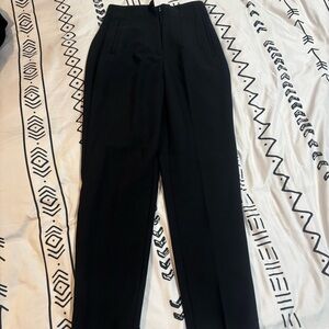 Zara black High Waisted Pant zs XS